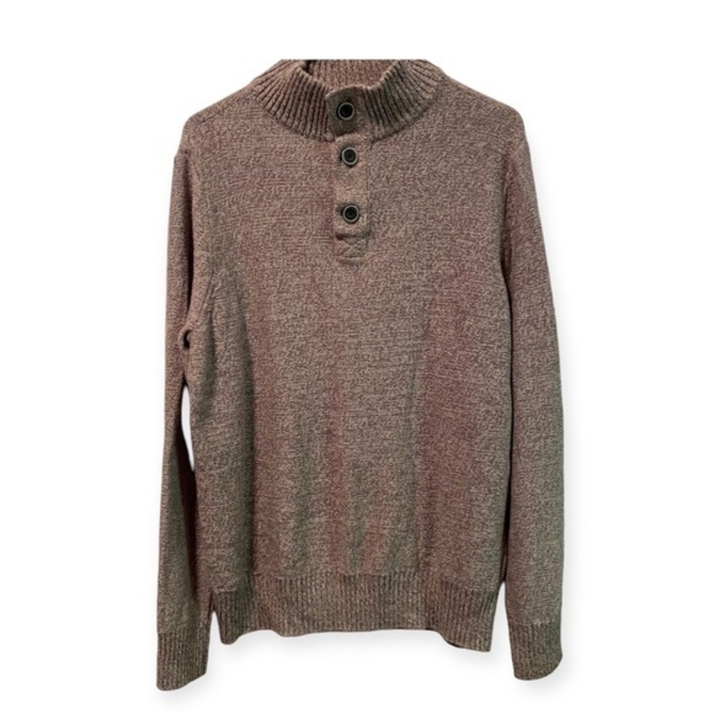 Urban Pipeline Sweater Mens Size Large 1/4 Button Down Long sleeve